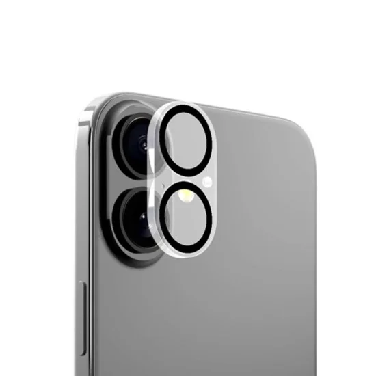 Araree C-Sub Full Camera Lens Protector Tempered Glasss For Iphone 16 / 16 Plus ( 1Pcs) - Clear